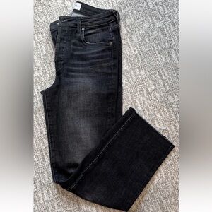 Evereve Women’s High Rise Ever Straight Raw Hem, Size 27